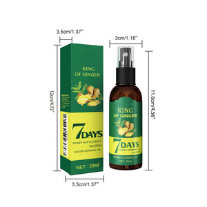 Le gingembre naturel personnalisé en usine favorise la croissance des cheveux et nourrit le spray pour cheveux du cuir chevelu pour femmes et hommes - Product Image 6
