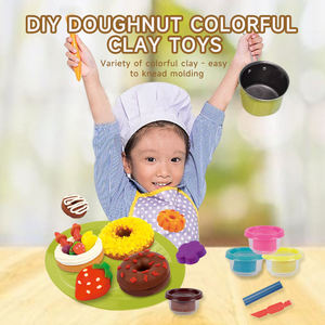 Kit de Pâte à Modeler en Plastique pour Enfants : Cuisine Éducative Précoce, Biscuits DIY, Jouets en Argile pour Enfants - Product Image 2