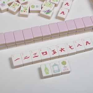Jeu de Mahjong américain de 166 tuiles, Mahjong occidental avec tuiles Joker, dés, jetons et indicateur de vent, ensemble complet pour 4 joueurs - Product Image 5