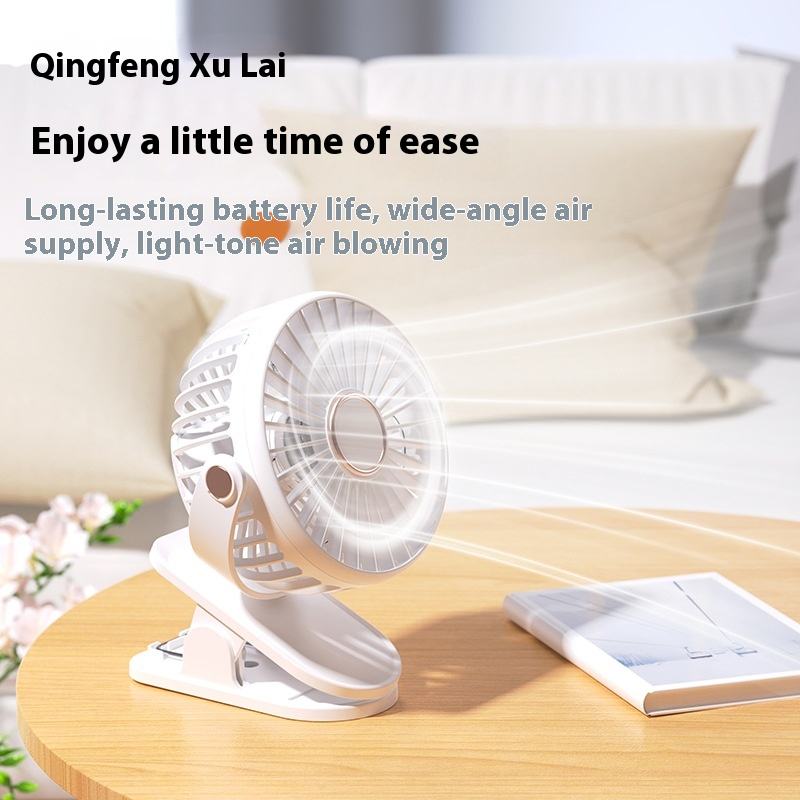 คลิปออนสีขาวพร้อมการหมุนด้วยมือ