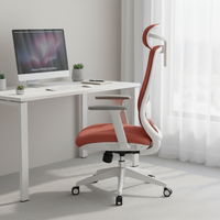 Chaise de jeu en maille grise fabriquée en usine à Foshan, chaise de patron de luxe, chaise de bureau ergonomique