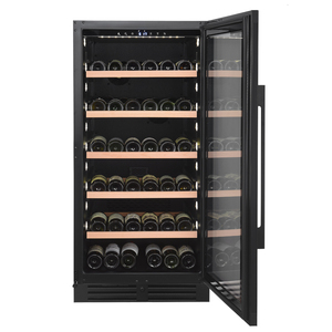 Gabinete de vino de una sola zona de edición Premium, ventilador de temperatura electrónico, refrigeración integrada, Enfriador de vino, <span class=keywords><strong>bodega</strong></span>, <span class=keywords><strong>bodega</strong></span>, negro, 120V - Product Image 2