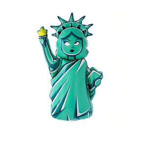 Ballon en aluminium en forme de Statue de la Liberté patriotique, ballon de fête métallique pour la décoration du 4 juillet, Jour de l'Indépendance - Product Image 1