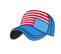 Casquettes de baseball ajustées populaires, épingles en émail personnalisées, collection d'épingles pour casquettes mexicaines, badges en émail souple, clips pour casquettes ajustées USA, épingles de bordure
