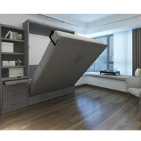 Meilleures ventes : Lit mural moderne, lit Murphy, mobilier de chambre fonctionnel, lit Murphy avec armoire de rangement