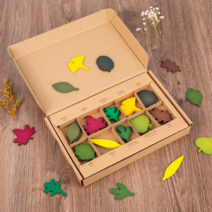 Foglie Autunnali in Legno Imitazione Naturale, Decorazioni per Scrapbooking, Ornamenti, Strumenti per Decorazione Casa, Artigianato <span class=keywords><strong>Fai</strong></span>-da-Te, Giocattoli Montessori - Product Image 4