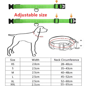 Venta caliente Venta directa de fábrica LED intermitente brillante Nylon perro y gato <span class=keywords><strong>Collar</strong></span> para caminar de seguridad y prevención de pérdidas - Product Image 2