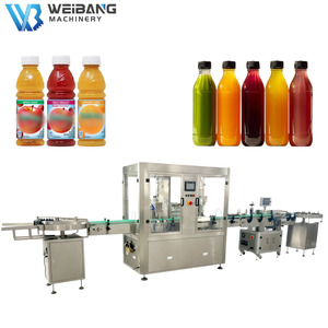 <span class=keywords><strong>Machine</strong></span> de remplissage et de bouchage automatique de jus, d'eau, de <span class=keywords><strong>sirop</strong></span>, de boissons énergisantes, de jus concentré et de boissons liquides WB-YG6 personnalisable - Product Image 1