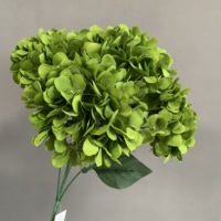 Dekorasi Bunga Hydrangea Sutra 5 Kepala Gaya Prancis K-0821 Multi-Warna untuk Pengaturan Acara Pesta Pernikahan