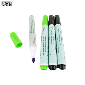 <span class=keywords><strong>Stylo</strong></span> indélébile permanent pour usage électoral, séchage rapide, <span class=keywords><strong>nitrate</strong></span> <span class=keywords><strong>d</strong></span>'<span class=keywords><strong>argent</strong></span>, étiquette personnalisable, plusieurs tailles disponibles, volume 3 ml/5 ml, 72 - Product Image 2