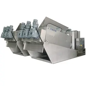 surface used the H.C.Starck and Tungsten carbide compound wastewater screw press sludge dewatering machine