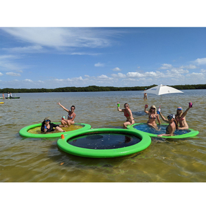 <span class=keywords><strong>Hamac</strong></span> aquatique <span class=keywords><strong>gonflable</strong></span> en PVC à mailles Drop Stitch personnalisé, modèle 2026, le plus vendu, avec un nouveau design durable pour les loisirs aquatiques en famille - Product Image 2