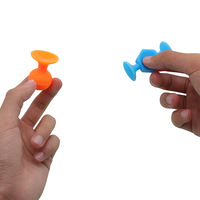 Ventouses en silicone fléchettes ventouses et musique couleurs écologiques jouets à empiler en silicone jouets sensoriels jouets à empiler pour bébé ma