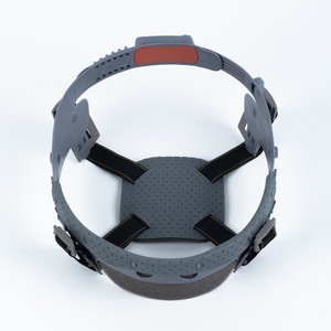 Doublure intérieure de casque de sécurité, suspension à 4 points, gris, plastique, protection pour chantier - Product Image 1