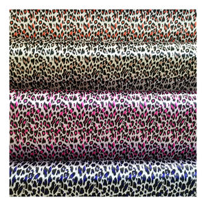Italiano broccato vestito di leopardo tessuti opaco morbido tessuto in poliestere raso di seta per il vestito - Product Image 2