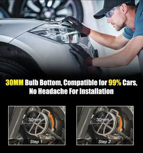 New Aluminum Universal Automatic Led Light <b>Bulb</b> 1860 CSP Custom Car Headlight Good Price H4 High Power Led Headlight - Product Image 3