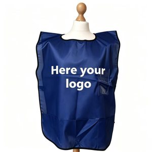 Tabard unisexe personnalisable avec logo, en polyester, sans manches, avec poche pour badge, pour uniforme d'événement ou de bénévole - Product Image 2