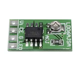 DC 3.3V 3.7V 5V LED Driver 30-1500mA arus konstan LED Driver disesuaikan PWM Controller untuk USB senter LED 18650 Li-ion