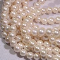 3A qualité 2-13mm brin de perle en gros belle blanc rose violet perle d'eau douce ronde produit semi-fini en gros