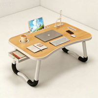 Table de lecture pliable, bureau d'ordinateur pour étudiants, bureau d'ordinateur portable pour lit paresseux en dortoir, pour enfants