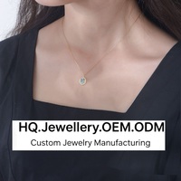 Collier minimaliste géométrique vintage en argent sterling avec topaze bleu ciel pour femme, design unique, sophistiqué, luxe abordable