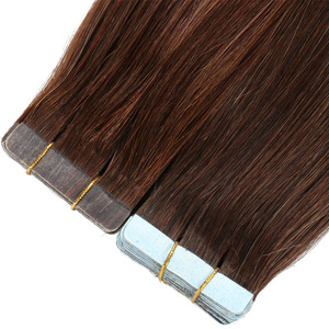 Extensions de cheveux en mèches tissées <span class=keywords><strong>à</strong></span> la main de deuxième génération, qualité usine, aspect naturel, pour rideaux capillaires - Product Image 3