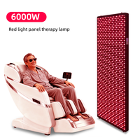 Appareil de luminothérapie rouge REDSKY Health Care, debout, 1,8 m, 1200 LED, thérapie par lumière rouge, panneau de thérapie par LED infrarouge proche, 6000 W, prise américaine