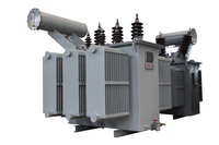 Transformateur de distribution de puissance triphasé immergé dans l'huile 50/60Hz, modèles S11/S13/S15, bobinage circulaire en aluminium/cuivre