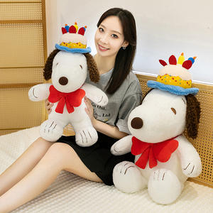 Nuevos Peluches Decorativos de Perros <span class=keywords><strong>Snoopy</strong></span> de Estilo Caricatura, Juguetes de Peluche de 70 cm, Almohadas de <span class=keywords><strong>Snoopy</strong></span> Sentado para Regalos Festivos - Product Image 3
