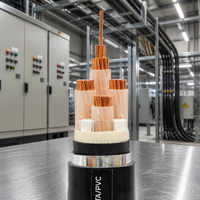 Câble en cuivre blindé en fil d'acier - Haute performance, résistant au feu, isolé XLPE, basse tension XLPE 0,6/1 KV, industriel