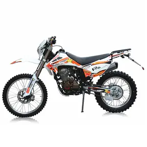 Commercio all'ingrosso 250cc Dirt Bike raffreddato ad aria 2 tempi fuoristrada moto benzina Pit Bike per adulti