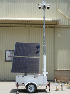 Biglux năng lượng mặt trời tháp an ninh di động với Camera CCTV cho khu vực từ xa - Product Image 2
