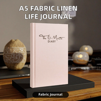 Journal de prière à couverture rigide en lin A5 B5 B6 personnalisé Cahier inspirant pour l'affirmation quotidienne Gratitude Mindfulness Estampage à l'or