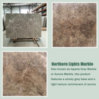 Vente directe d'usine de marbre naturel Northern Lights, idéal pour les murs des halls d'hôtel et les tables d'îlot de cuisine des villas.