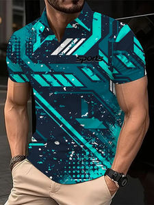 Polo sublimé MARKAKRALI: Transformez votre style avec des motifs sportifs personnalisables inspirés de la technologie - Product Image 2