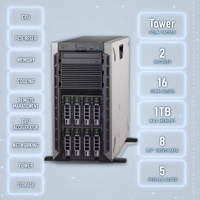 Server Menara T440 T140 T340 T420 T430 T620 T630 T640 SSD ERP Web SAS NAS PCIe Jaringan Memori Komputasi