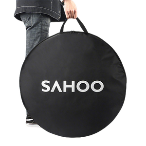SAHOO 防水自転車ホイールキャリアバッグ 27 インチ折りたたみ式収納バッグ光沢のあるポリエステルポータブルハンドル自転車ホイール収納用 - Product Image 5