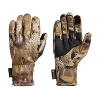 Dedo completo camuflaje al aire libre caza guantes invierno impermeable a prueba de viento tiro correr guantes Palma cuero agarre
