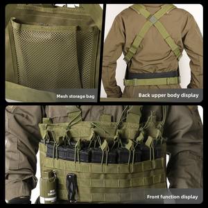 حقيبة تكتيكية للصدر ، سترة صغيرة الحجم مع تسخير قابل للتعديل ، 5.56 ، 9 من حقيبة ماج - Product Image 6