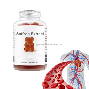 Bebas gula Vegan Saffron Gummies Garcinia Cambogia Rhodiola Rosea ekstrak kunyit alami - Product Image 1