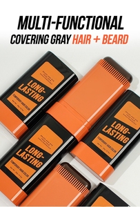 Stylo de coloration capillaire temporaire jetable noir mat, peigne à cheveux facile à utiliser, crème colorante longue durée à succès - Product Image 3