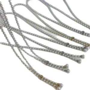 Collier ras du cou en perles d'eau douce naturelles à double couche de 6 à 7 mm, or 14 carats, rétro, tendance, injection, multiples méthodes de port, colliers en perles - Product Image 5