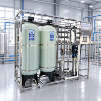 Système de purification d'eau par osmose inverse (RO) et prétraitement 2000 l/h pour eau salée/de puits/de nappe, machine de purification, garantie 1 an - Vente chaude
