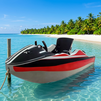 Jet ski électrique personnalisable, mini kart de course aquatique, bateau à pagaies en EPP, 1 place, vitesse maximale de 52 km/h, origine Chongqing, pour les eaux océaniques