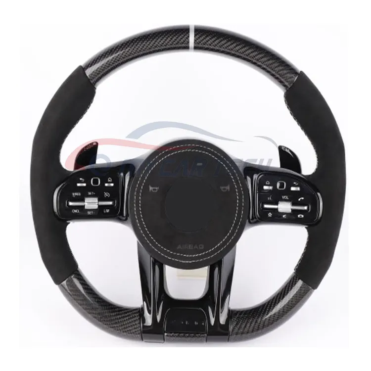 OEM Mercedes-Benz carbon fiber steering wheel for Benz A B C E Class GLA GLC GLE CLA AMG