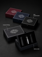 Boîte en papier rigide à rabat magnétique, boîte d'emballage de luxe pour flacon d'ampoule, flacon de sérum, boîte personnalisée imprimée pour soins de la peau, cosmétiques, boîte cadeau