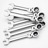 Jeu de clés à douille impériales doubles 8-19 mm, 12 pièces, en acier au chrome-vanadium durable, boîte de rangement, kit d'outils manuels OEM pour bricolage, usage domestique et garage, incluant