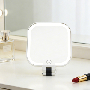 Nuevo Espejo de Mano con Luz LED de Tres Colores, Espejo de Maquillaje Portátil de Bolsillo - Product Image 5