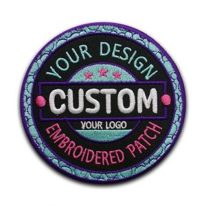 Patchs brodés personnalisés avec logo, à thermocoller pour vêtements, sacs, marquage et accessoires de décoration promotionnelle - Product Image 2