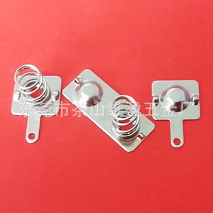 Weiying Hardware Battery Contact Spring 10x9mm Iron Stainless Steel <b>Copper</b> Conductive <b>Sheet</b> For Electronics Appliances Toys - Product Image 1